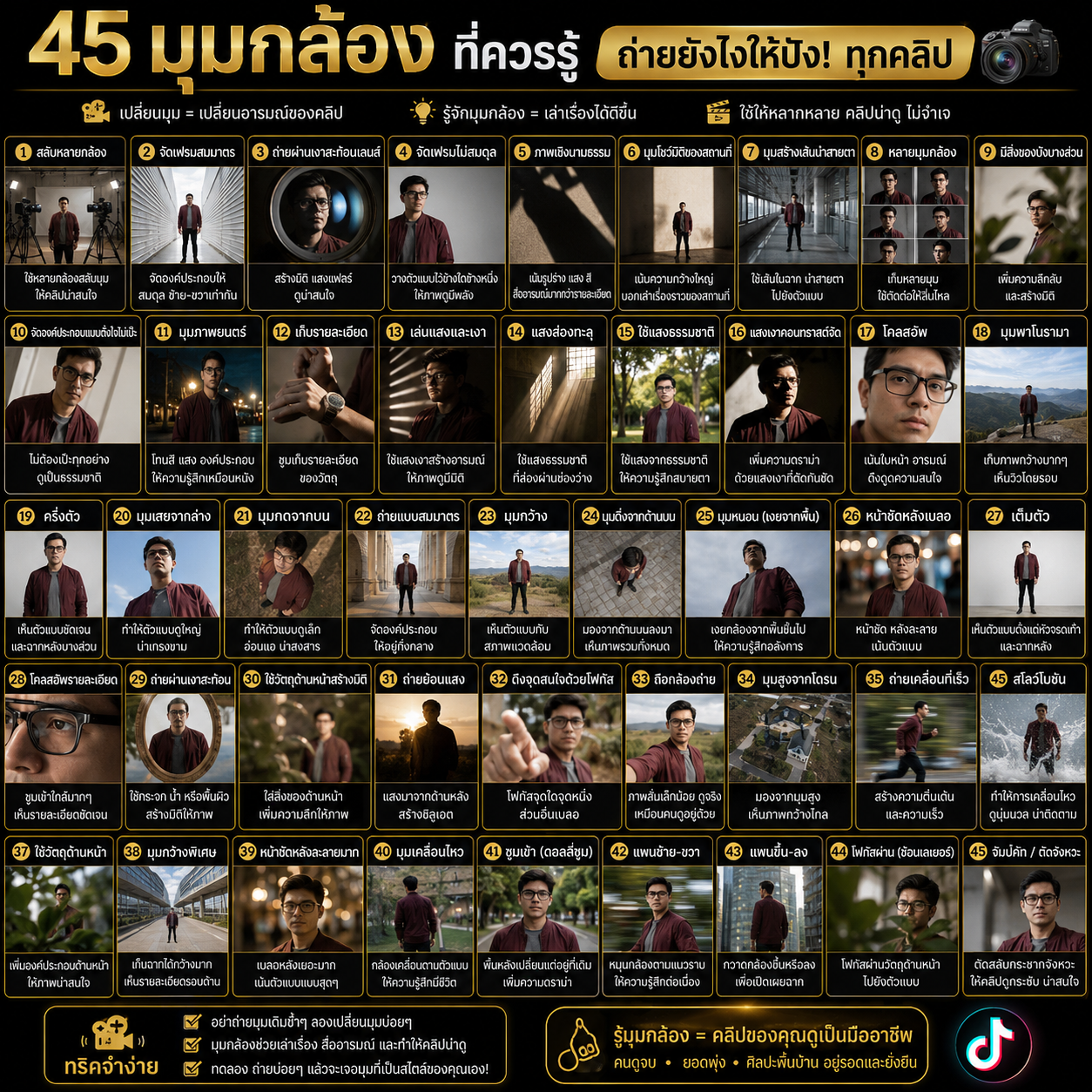 ตัวอย่างมุมกล้อง